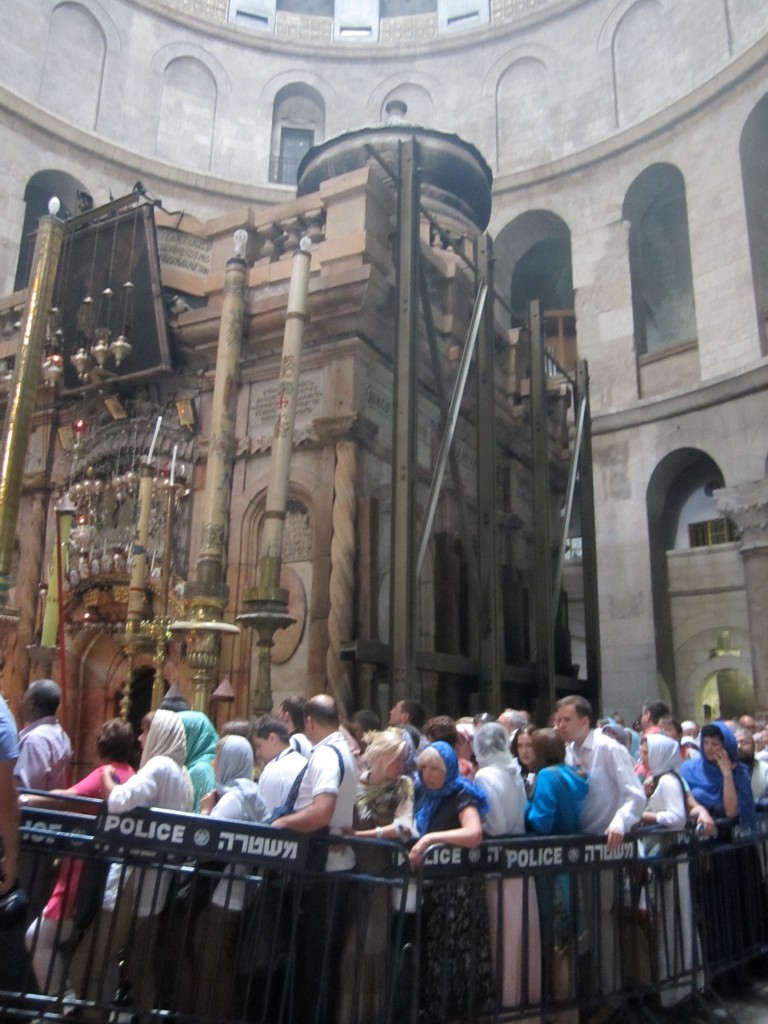 The "Tomb of Christ" in the Church of the Holy Sepulchre